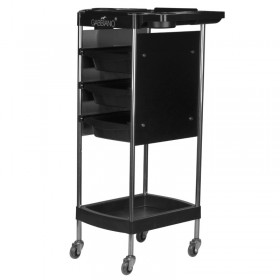 Hairdressing Trolley GABBIANO FX12 Black